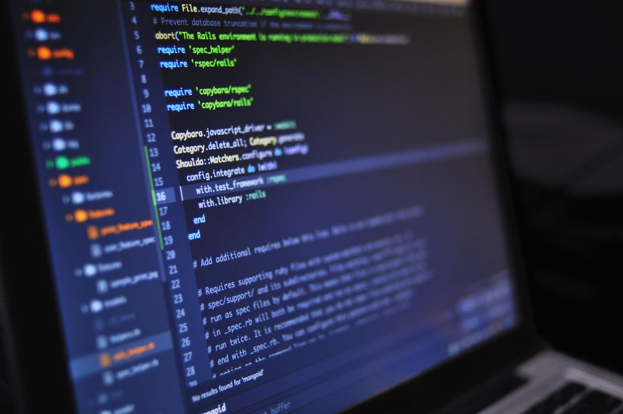 Computer screen displaying code associated with SourTrade browser-assembled malware